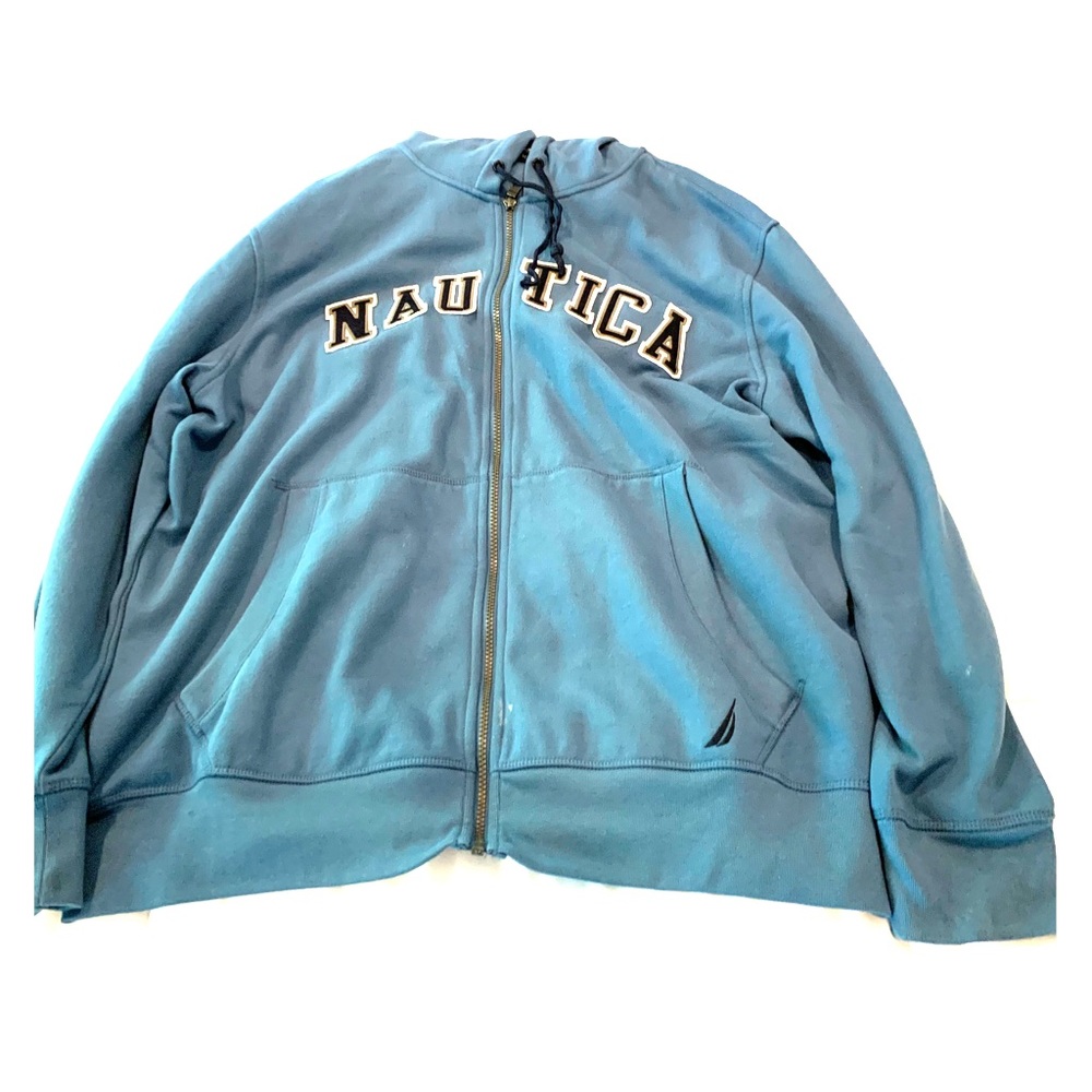 Blue Nautica Zipper Hoodie